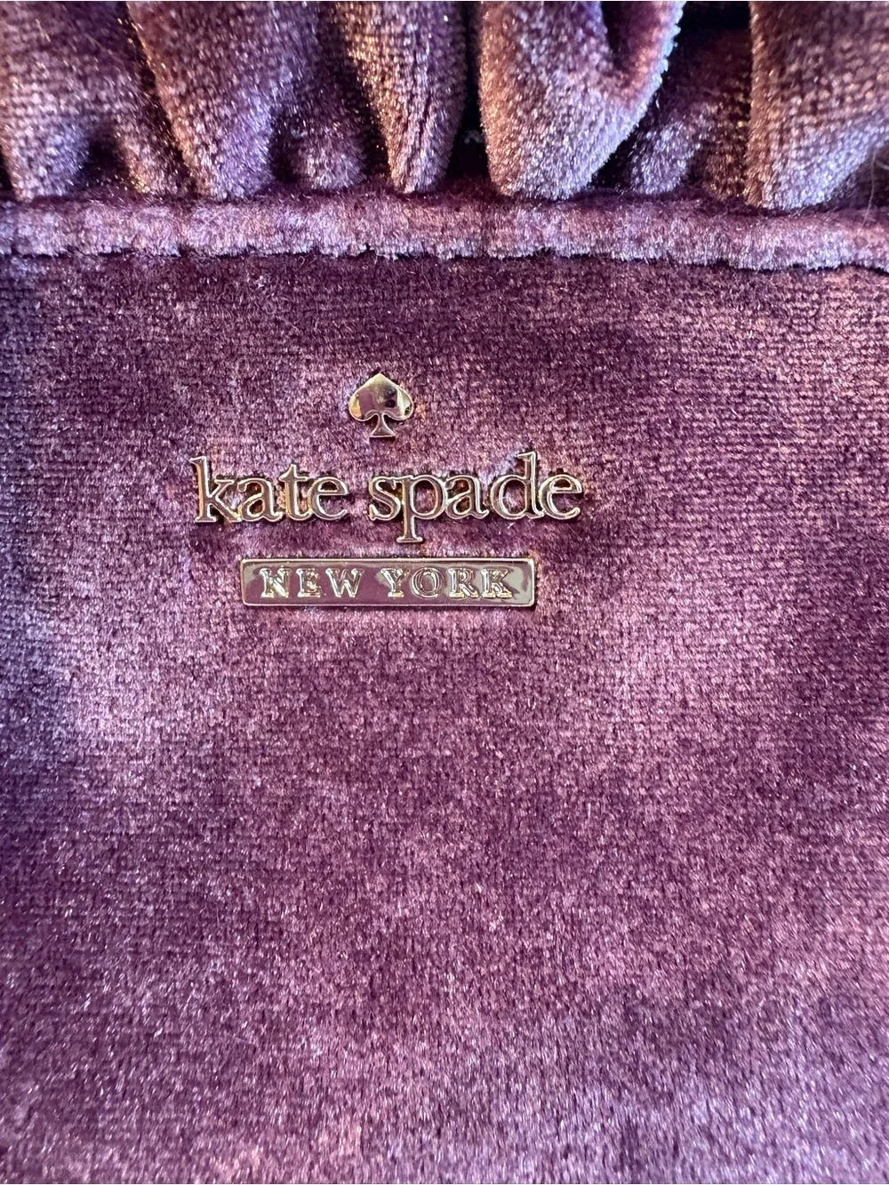 kate spade plush velvet